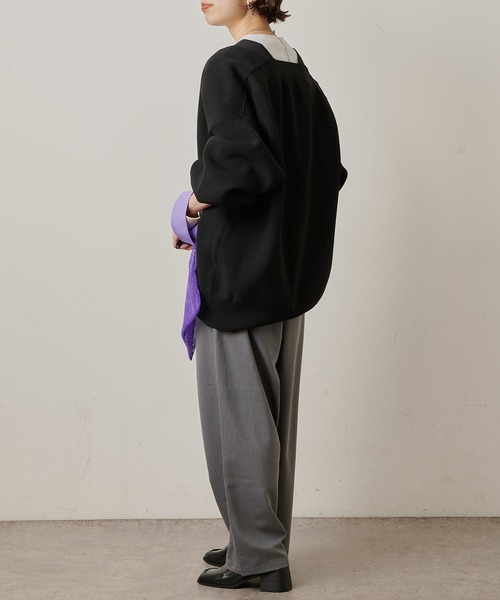 Omekashi（オメカシ）の「T/Rイージーワイドパンツ（その他パンツ・レディース・ブラック/グレー/パープル・FREE）」の16枚目の写真