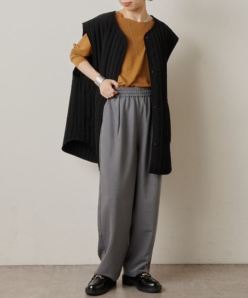 Omekashi（オメカシ）の「T/Rイージーワイドパンツ（その他パンツ・レディース・ブラック/グレー/パープル・FREE）」の17枚目の写真
