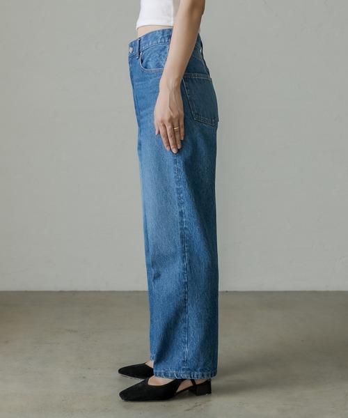 mystic(ミスティック)の「【ai no de】 kurashikiストレート(デニムパンツ・レディース・インディゴブルー/ブラック/ライトグレー・M/XS/S)」の14枚目の写真