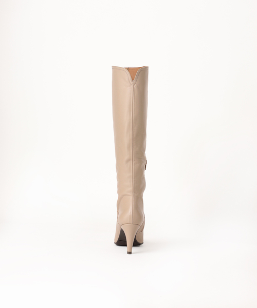 MARIAN（マリアン）の「MARIAN 7.5cmホソヒールロング（ブーツ・レディース・ブラウン/ウッド・38/35/36/37）」の8枚目の写真