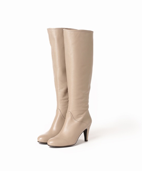 MARIAN（マリアン）の「MARIAN 7.5cmホソヒールロング（ブーツ・レディース・ブラウン/ウッド・38/35/36/37）」の17枚目の写真