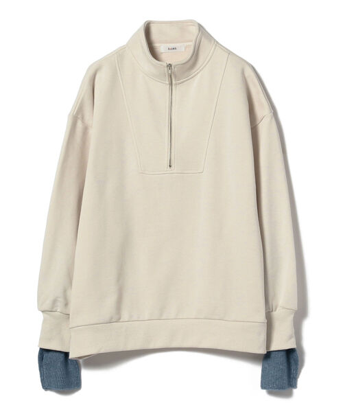 BeAMS DOT（ビームスドット）の「BeAMS DOT / 3way ハーフジッププルオーバー＆アームウォーマー（スウェット・レディース・ブルー系その他/ホワイト系その他5・FREE）」の15枚目の写真