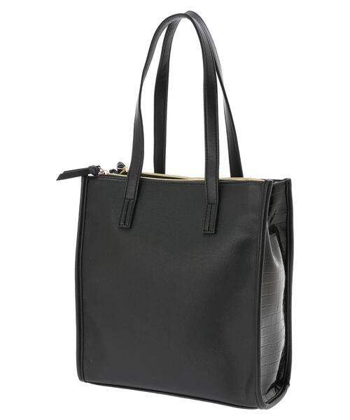 Green Parks(グリーンパークス)の「・Cu-shut スクエア2way3口トート(トートバッグ・レディース・ブラウン/パイソン/ブラック・FREE)」の22枚目の写真