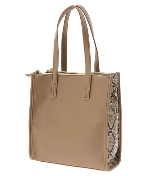 Green Parks(グリーンパークス)の「・Cu-shut スクエア2way3口トート(トートバッグ・レディース・ブラウン/パイソン/ブラック・FREE)」の17枚目の写真