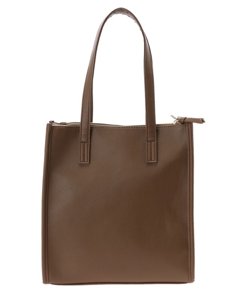 Green Parks(グリーンパークス)の「・Cu-shut スクエア2way3口トート(トートバッグ・レディース・ブラウン/パイソン/ブラック・FREE)」の9枚目の写真