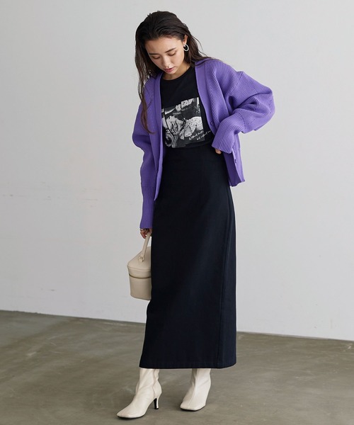 KOBE LETTUCE（コウベレタス）の「選べるプリント長袖Tシャツ（Tシャツ/カットソー・レディース・ホワイト系1/ブラック系/ブラック系1/ブラック/ホワイト/ホワイト系・FREE）」の19枚目の写真