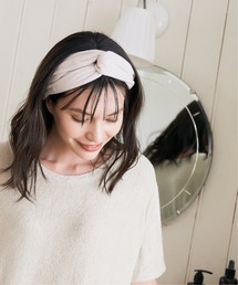 sleeping.com（スリーピングドットコム）の「オリジナルの香り付き素材 ゆるふわパイルカットソーヘアバンド（ヘアバンド）」