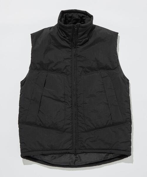 green label relaxing（グリーンレーベルリラクシング）の「【WEB限定】＜GLR or＞パテッド オーバー ベスト -ユニセックス-（ベスト・メンズ・ブラック/オリーブ・S/M/L）」の2枚目の写真