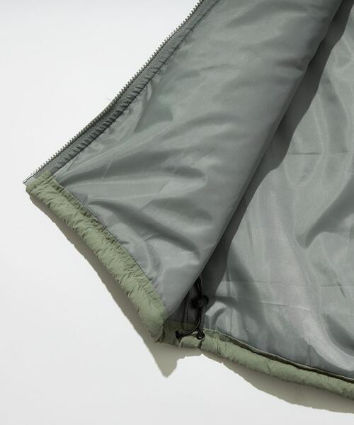 green label relaxing（グリーンレーベルリラクシング）の「【WEB限定】＜GLR or＞パテッド オーバー ベスト -ユニセックス-（ベスト・メンズ・ブラック/オリーブ・S/M/L）」の18枚目の写真