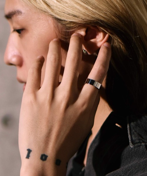 LHME(エルエイチエムイー)の「LHME ワイドリング/サージカルステンレス316L(金属アレルギー対応)(リング・レディース・シルバー/ゴールド・9号/11号/13号/15号)」の16枚目の写真