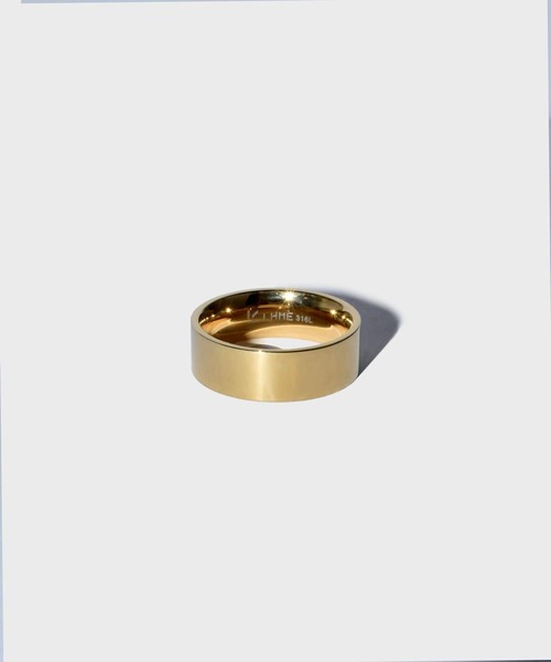 LHME(エルエイチエムイー)の「LHME ワイドリング/サージカルステンレス316L(金属アレルギー対応)(リング・レディース・シルバー/ゴールド・9号/11号/13号/15号)」の8枚目の写真