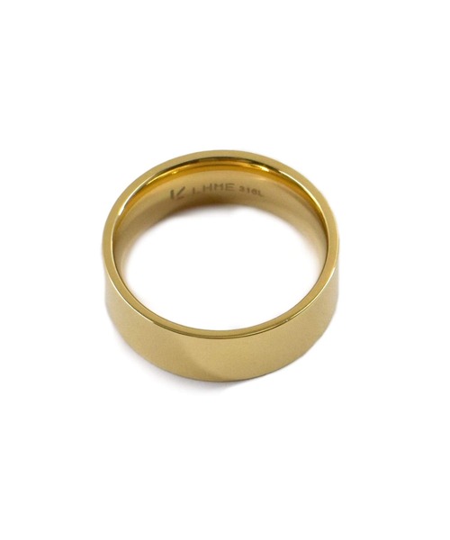 LHME(エルエイチエムイー)の「LHME ワイドリング/サージカルステンレス316L(金属アレルギー対応)(リング・レディース・シルバー/ゴールド・9号/11号/13号/15号)」の13枚目の写真