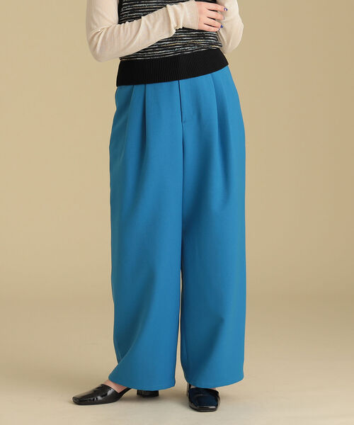 Ray BEAMS（レイビームス）の「Ray BEAMS / カラー ワイド パンツ（その他パンツ・レディース・レッド/ブルー・1/0）」の6枚目の写真