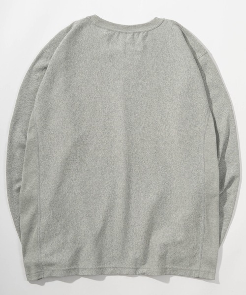 Champion(チャンピオン)の「【Champion/チャンピオン】REVERSE WEAVE カレッジロゴプリント ロングスリーブ Tシャツ/長袖Tシャツ(Tシャツ/カットソー・メンズ・ブラック/グレー/オートミール・M/L/XL)」の4枚目の写真