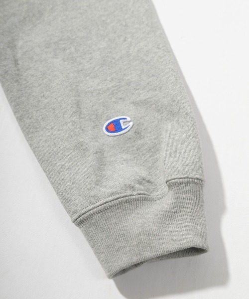 Champion(チャンピオン)の「【Champion/チャンピオン】REVERSE WEAVE カレッジロゴプリント ロングスリーブ Tシャツ/長袖Tシャツ(Tシャツ/カットソー・メンズ・ブラック/グレー/オートミール・M/L/XL)」の9枚目の写真