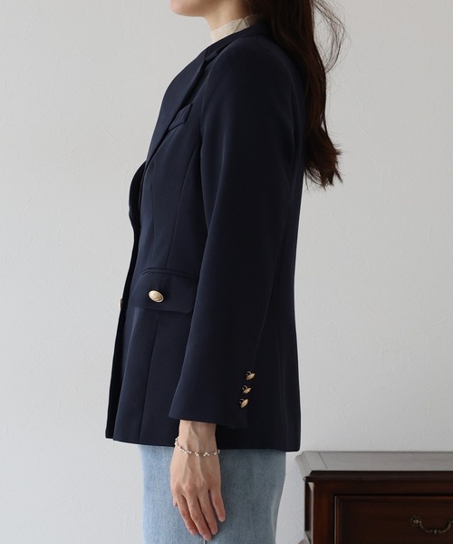 セール】金ボタンダブルジャケット（テーラードジャケット）｜BLUEEAST
