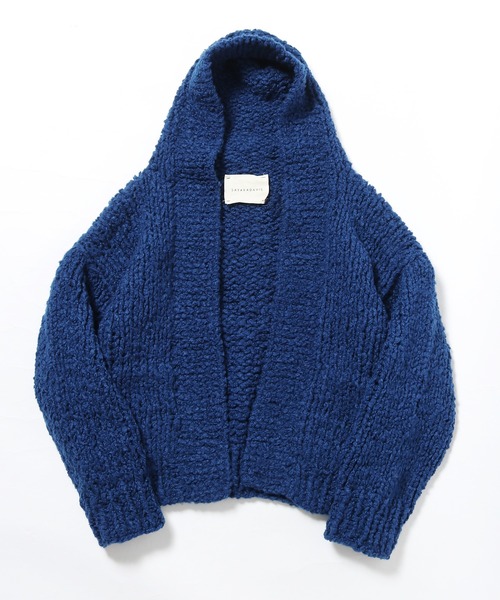 SAYAKADAVIS（サヤカディヴィス）の「SAYAKADAVIS/サヤカデイヴィス Hooded Cardigan カーディガン（カーディガン/ボレロ・レディース・ブルー/アイボリー・S）」の21枚目の写真