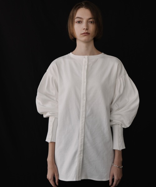 WILLFULLY（ウィルフリー）の「shirt detail long cuffs cut and