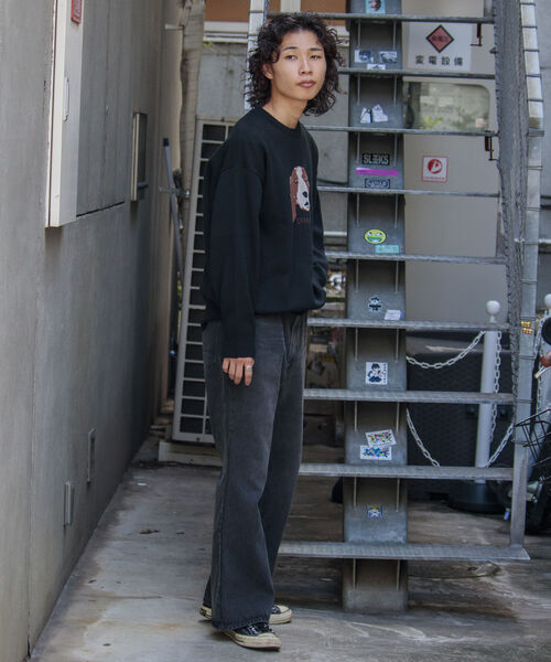 GLOSTER（グロスター）の「【GLOSTER/グロスター】DOG&CAT 犬猫 ジャガードニットプルオーバー（ニット/セーター・メンズ・グレー/アイボリー/ブラック・S/M/L）」の19枚目の写真