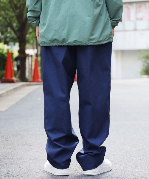 POP TRADING COMPANY(ポップトレーディングカンパニー)の「POP TRADING COMPANY/ポップトレーディングカンパニー HEWITT SUIT PANT テーパードパンツ 刺繍 ブランドロゴ(チノパンツ・メンズ・ネイビー・L/XL/M)」の8枚目の写真