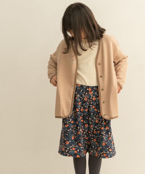 URBAN RESEARCH DOORS（アーバンリサーチドアーズ）の「裏毛Vネックカーディガン(KIDS)（カーディガン/ボレロ・キッズ・チャコールグレー/ベージュ・135/150/105/120）」の11枚目の写真