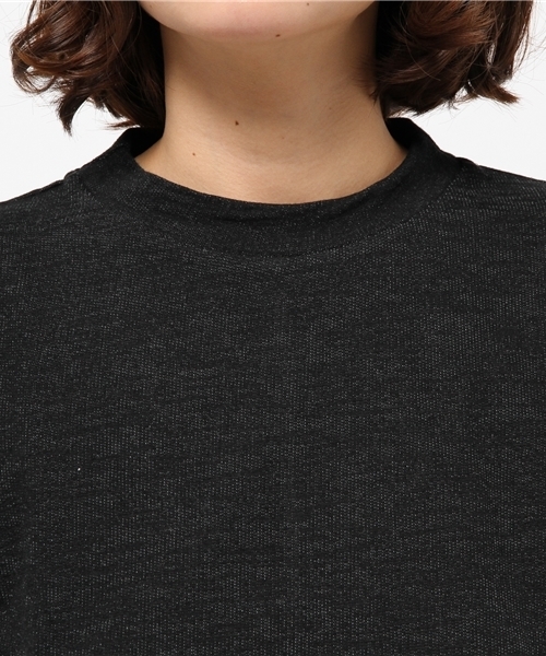 WHO'S WHO gallery（フーズフーギャラリー）の「【SMOOZZYS】スラブ5分袖TEE（Tシャツ/カットソー・レディース・ホワイト/グリーン/グレー/ブラック・FREE）」の8枚目の写真