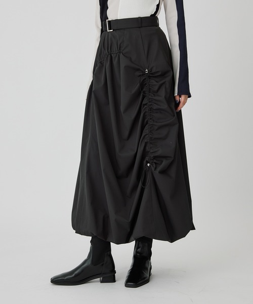 UNITED TOKYO(ユナイテッドトウキョウ)の「ドロストバルーンスカート(スカート・レディース・ブラック/ベージュ/グリーン・1/2)」の7枚目の写真