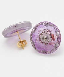 【欧州航路】チェコガラスミレピアス