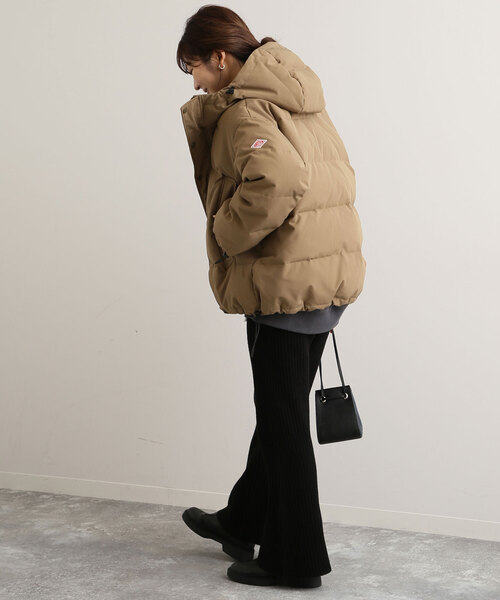 SLOBE IENA(スローブイエナ)の「エアリーリブニットパンツ(その他パンツ・レディース・ブラック/チャコールグレー・36/38)」の8枚目の写真