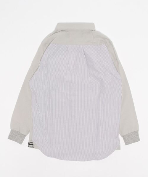 KRIFF MAYER Kid's Collection（クリフメイヤーキッズコレクション）の「ハッピーシャツ（シャツ/ブラウス・キッズ・グレー×ホワイト/カラフル/その他1/サックスブルー/オフホワイト・150/170/120/130/140/160）」の7枚目の写真