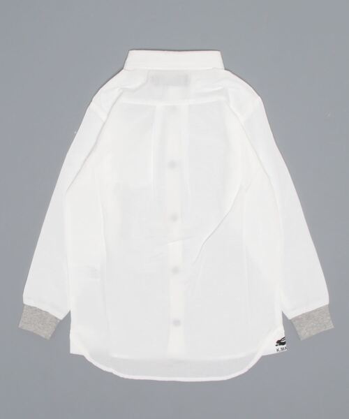 KRIFF MAYER Kid's Collection（クリフメイヤーキッズコレクション）の「ハッピーシャツ（シャツ/ブラウス・キッズ・グレー×ホワイト/カラフル/その他1/サックスブルー/オフホワイト・150/170/120/130/140/160）」の9枚目の写真