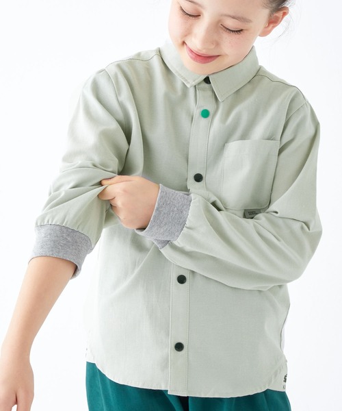 KRIFF MAYER Kid's Collection（クリフメイヤーキッズコレクション）の「ハッピーシャツ（シャツ/ブラウス・キッズ・グレー×ホワイト/カラフル/その他1/サックスブルー/オフホワイト・150/170/120/130/140/160）」の11枚目の写真