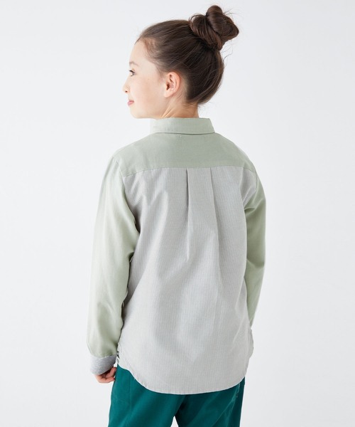 KRIFF MAYER Kid's Collection（クリフメイヤーキッズコレクション）の「ハッピーシャツ（シャツ/ブラウス・キッズ・グレー×ホワイト/カラフル/その他1/サックスブルー/オフホワイト・150/170/120/130/140/160）」の15枚目の写真