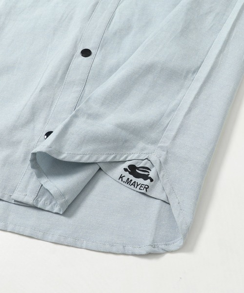 KRIFF MAYER Kid's Collection（クリフメイヤーキッズコレクション）の「ハッピーシャツ（シャツ/ブラウス・キッズ・グレー×ホワイト/カラフル/その他1/サックスブルー/オフホワイト・150/170/120/130/140/160）」の18枚目の写真