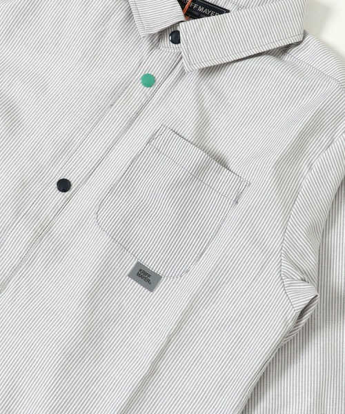 KRIFF MAYER Kid's Collection（クリフメイヤーキッズコレクション）の「ハッピーシャツ（シャツ/ブラウス・キッズ・グレー×ホワイト/カラフル/その他1/サックスブルー/オフホワイト・150/170/120/130/140/160）」の19枚目の写真