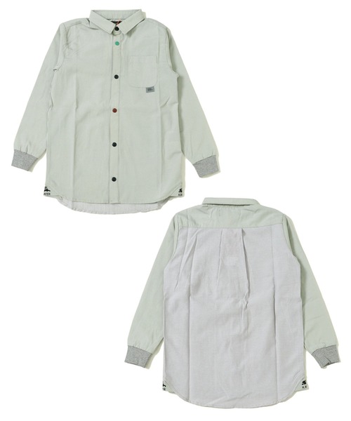 KRIFF MAYER Kid's Collection（クリフメイヤーキッズコレクション）の「ハッピーシャツ（シャツ/ブラウス・キッズ・グレー×ホワイト/カラフル/その他1/サックスブルー/オフホワイト・150/170/120/130/140/160）」の22枚目の写真