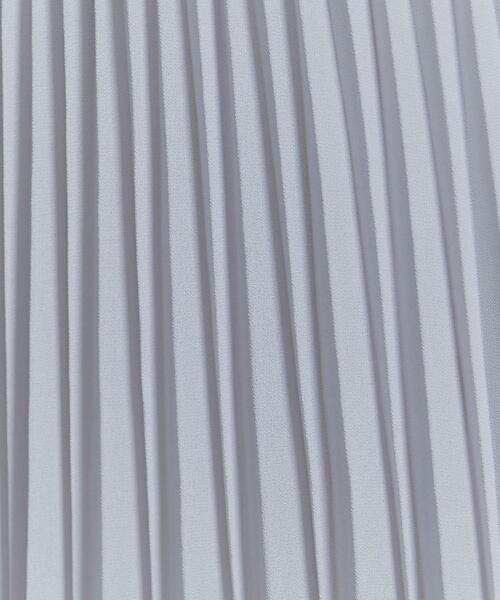 BEAUTY&YOUTH UNITED ARROWS（ビューティーアンドユースユナイテッドアローズ）の「【WEB限定】シフォンジョーゼット プリーツスカート -ウォッシャブル-（スカート・レディース・イエロー/コバルトブルー/ライトグレー/ブラック・FREE）」の8枚目の写真