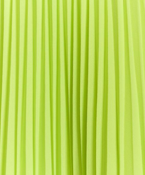 BEAUTY&YOUTH UNITED ARROWS（ビューティーアンドユースユナイテッドアローズ）の「【WEB限定】シフォンジョーゼット プリーツスカート -ウォッシャブル-（スカート・レディース・イエロー/コバルトブルー/ライトグレー/ブラック・FREE）」の18枚目の写真