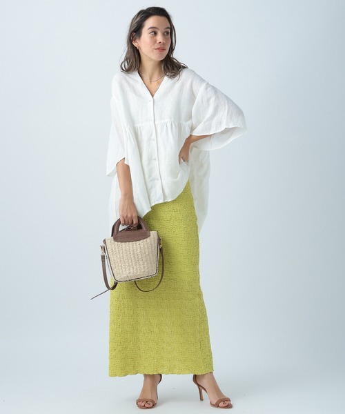 9/16迄限定❗️新品‼️ENFOLD 異素材コンビロングカットソー素敵です！ 9/16迄限定❗️新品‼️ENFOLD 異素材コンビロングカットソー素敵