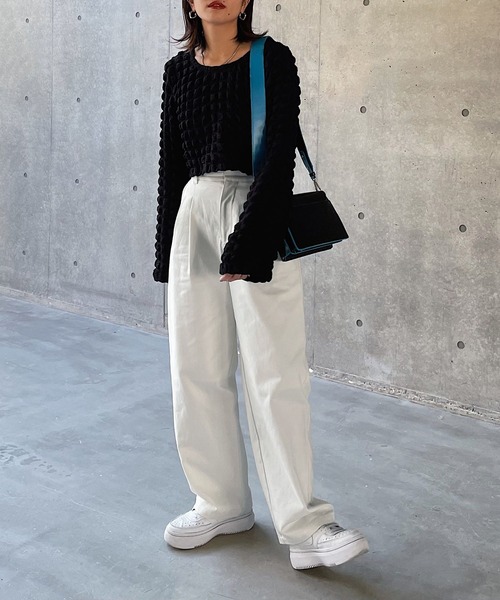 PAGEBOY（ページボーイ）の「ダックワークパンツ（その他パンツ・レディース・オフホワイト/カーキ/ブラック・FREE）」の17枚目の写真