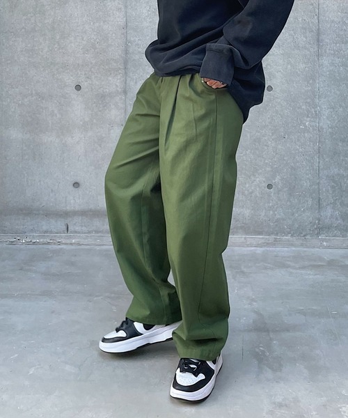 PAGEBOY（ページボーイ）の「ダックワークパンツ（その他パンツ・レディース・オフホワイト/カーキ/ブラック・FREE）」の4枚目の写真