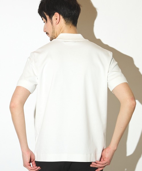 UNION STATION（ユニオンステーション）の「シルケットスムースVネックテーラーTシャツ（Tシャツ/カットソー・メンズ・ブラック/ホワイト/ネイビー・LL/L/M）」の10枚目の写真