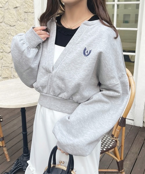 apres jour(アプレジュール)の「フリルメローカットインナー【ZOZOTOWN限定アイテム】(Tシャツ/カットソー・レディース・ブラック/オフホワイト/ライトグレー・X-LARGE/フリー)」の22枚目の写真