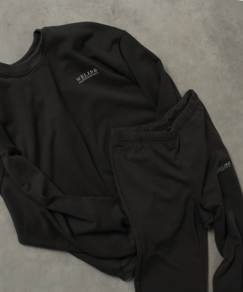 welise（ウェライズ）の「【welise/ウェライズ】ファインコットン裏毛 リラックスフィット スウェットパンツ(セットアップ対応)（スウェットパンツ・メンズ・チャコール/カーキ/オートミール・S/M/L）」の19枚目の写真