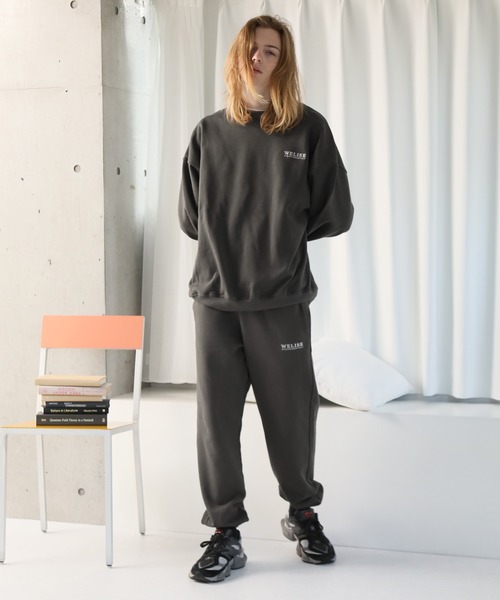 セール】【welise/ウェライズ】ファインコットン裏毛 リラックス