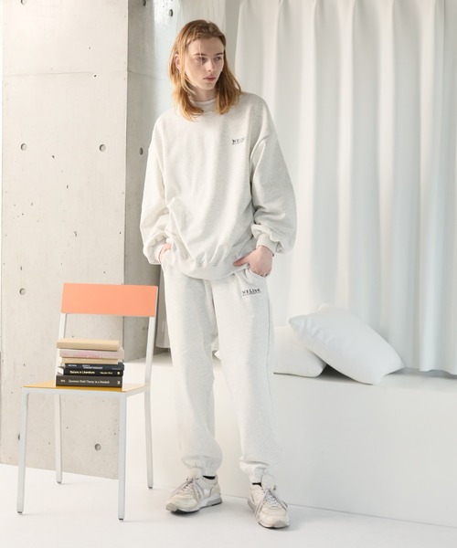 フェトウス FOTUS 古着ヴィンテージ ホワイトサテン スウェットパンツ