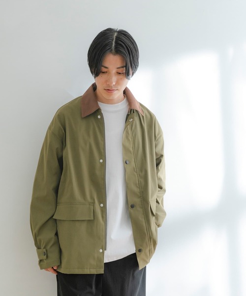 ITEMS URBANRESEARCH(アイテムズ アーバンリサーチ)の「トラディショナルデザイン ハンティングジャケット(ミリタリージャケット・メンズ・ベージュ/カーキ/ブラック・LARGE/MEDIUM)」の3枚目の写真