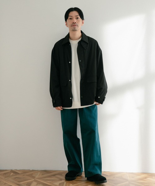 ITEMS URBANRESEARCH(アイテムズ アーバンリサーチ)の「トラディショナルデザイン ハンティングジャケット(ミリタリージャケット・メンズ・ベージュ/カーキ/ブラック・LARGE/MEDIUM)」の4枚目の写真