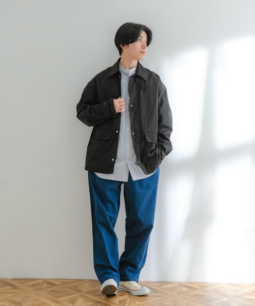 ITEMS URBANRESEARCH(アイテムズ アーバンリサーチ)の「トラディショナルデザイン ハンティングジャケット(ミリタリージャケット・メンズ・ベージュ/カーキ/ブラック・LARGE/MEDIUM)」の7枚目の写真