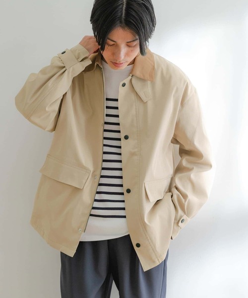 ITEMS URBANRESEARCH(アイテムズ アーバンリサーチ)の「トラディショナルデザイン ハンティングジャケット(ミリタリージャケット・メンズ・ベージュ/カーキ/ブラック・LARGE/MEDIUM)」の10枚目の写真